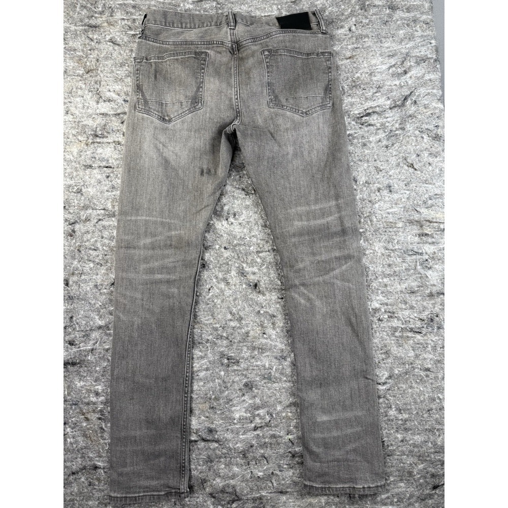 Allsaints‎ Cigarette Washed Stretch Jeans Faded Gray - Size 30x30 Distressed - Picture 6 of 7